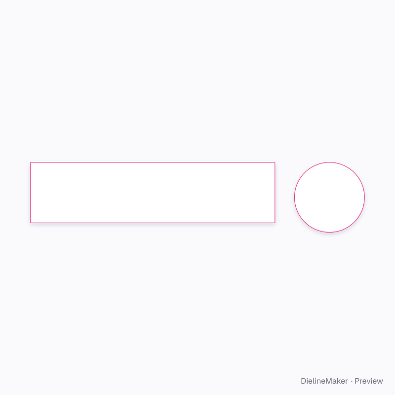 Clear round honey jar flat dieline