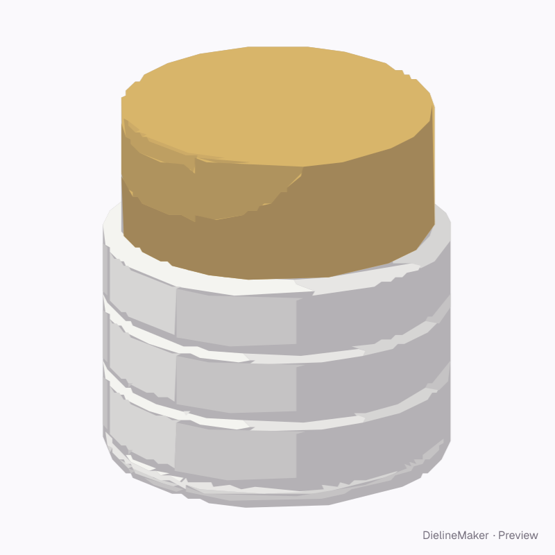 Profiled round jar