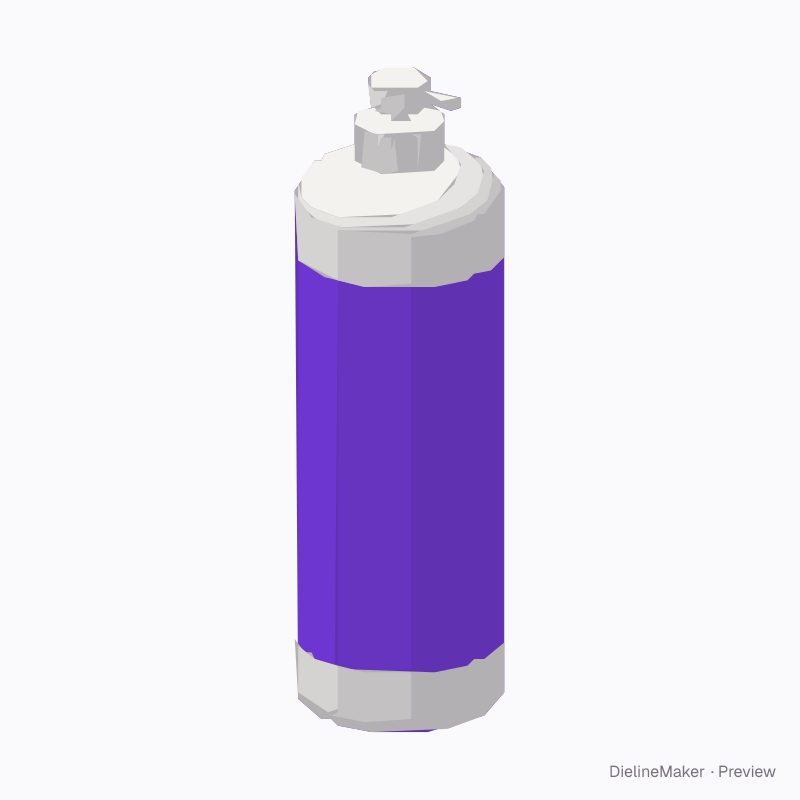 Salon pump bottle 1 l
