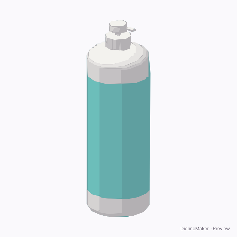Large refill pump bottle