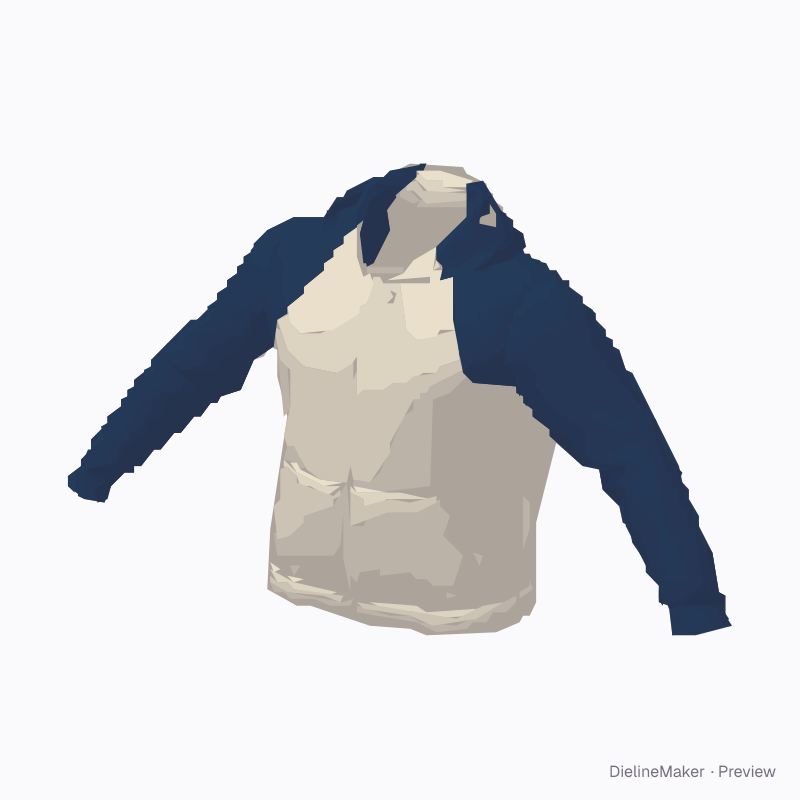 Relaxed raglan zip hoodie