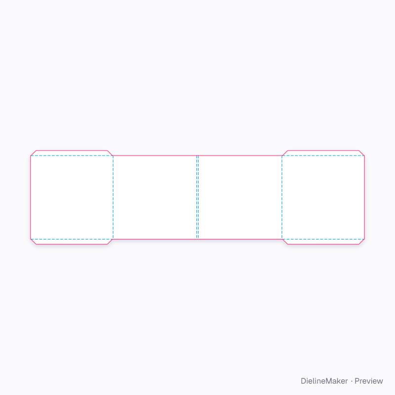 12-inch gatefold jacket flat dieline