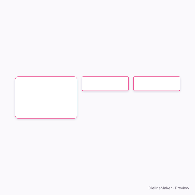 Rectangular butter tub 250 g artwork area