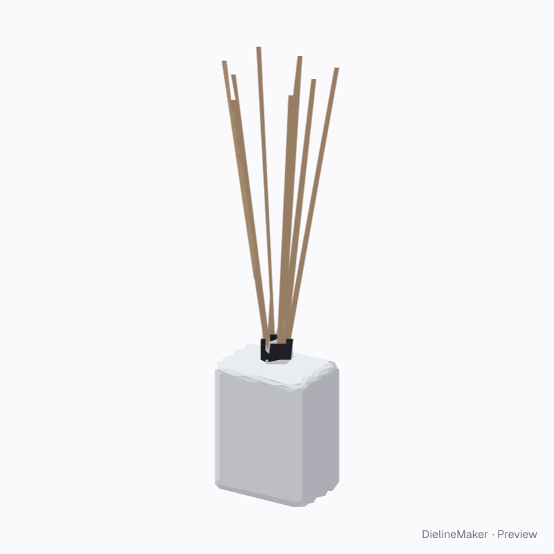 Reed diffuser bottle