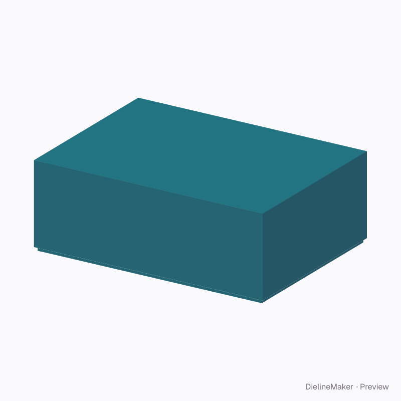 Telescope rigid box folded geometry preview