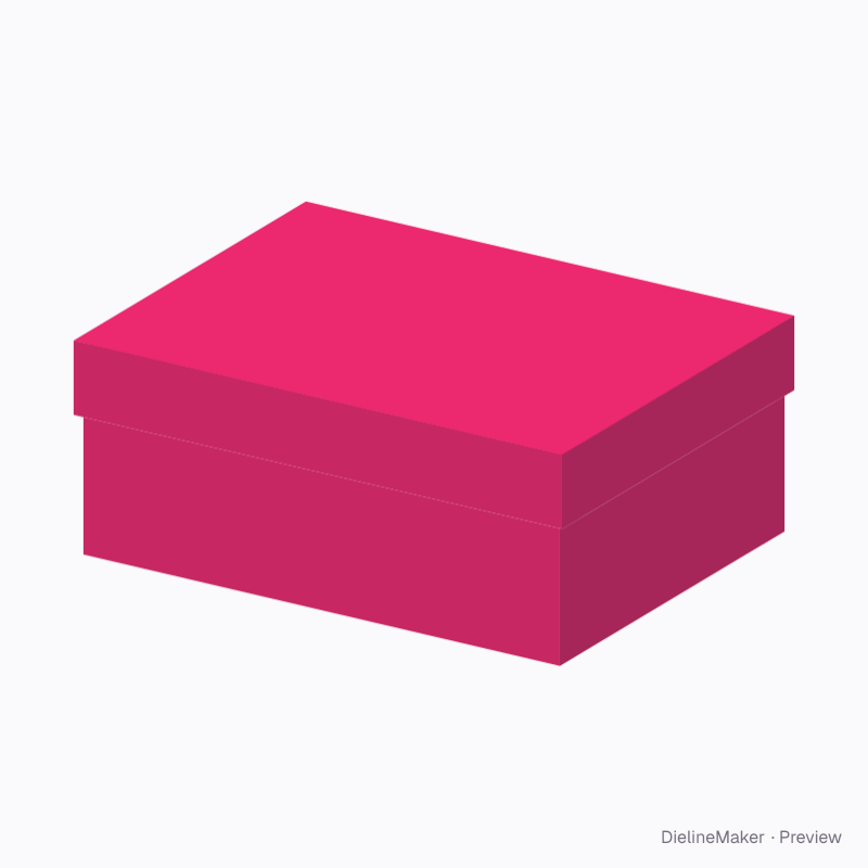 Rigid lid & base box