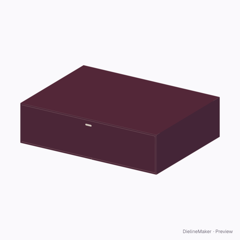 Photo collection presentation box — Rigid drawer box