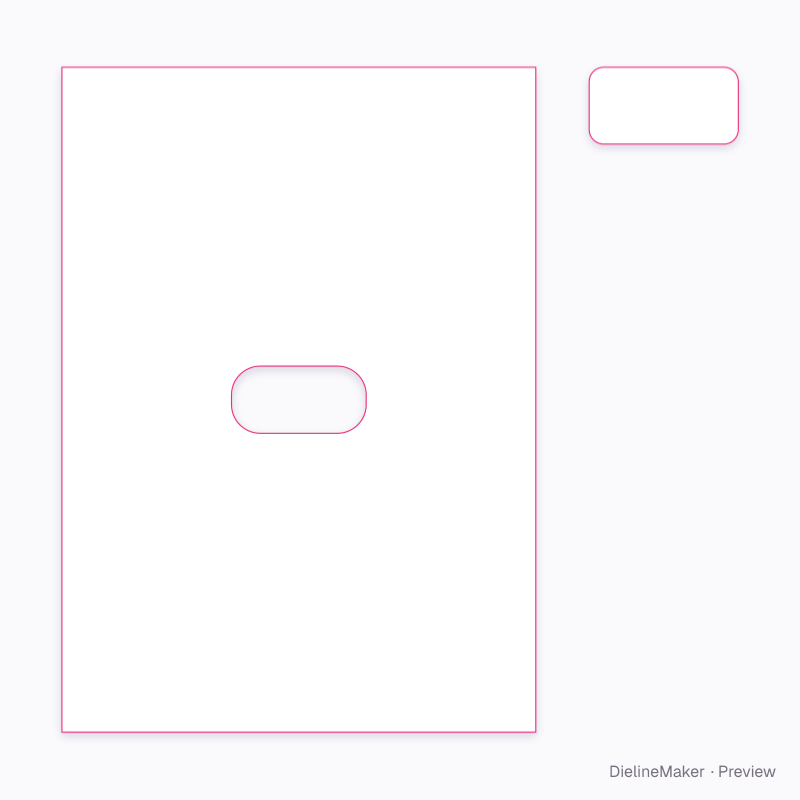 Facial wipes with rigid lid flat dieline