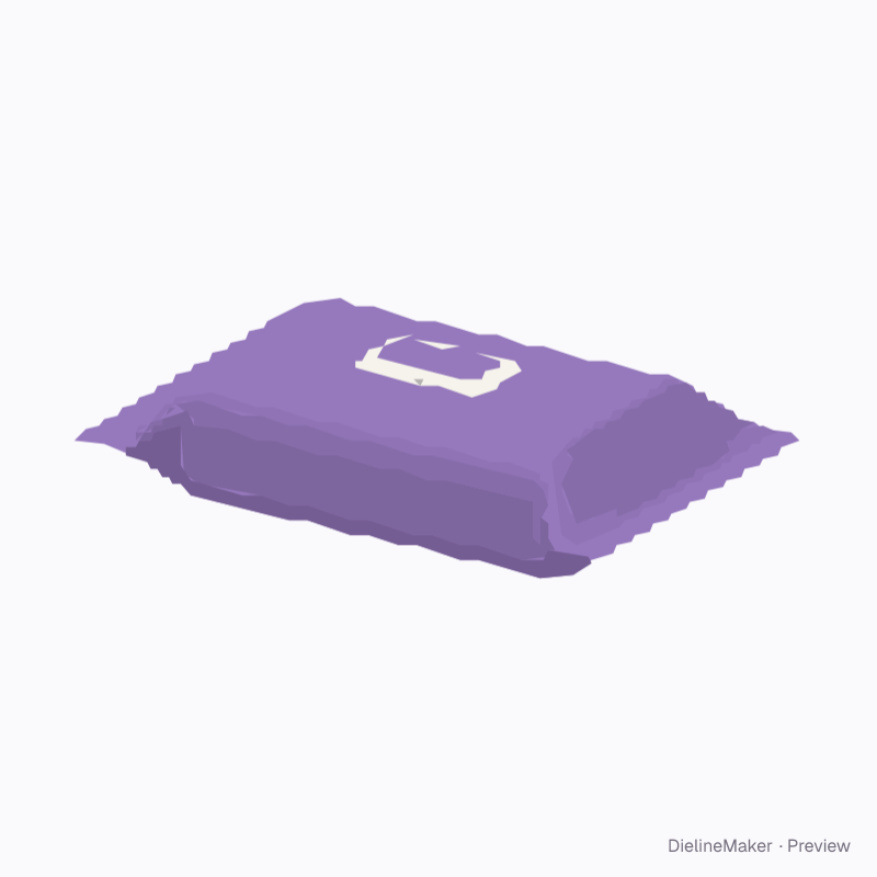 Large rigid-lid wet-wipes pack