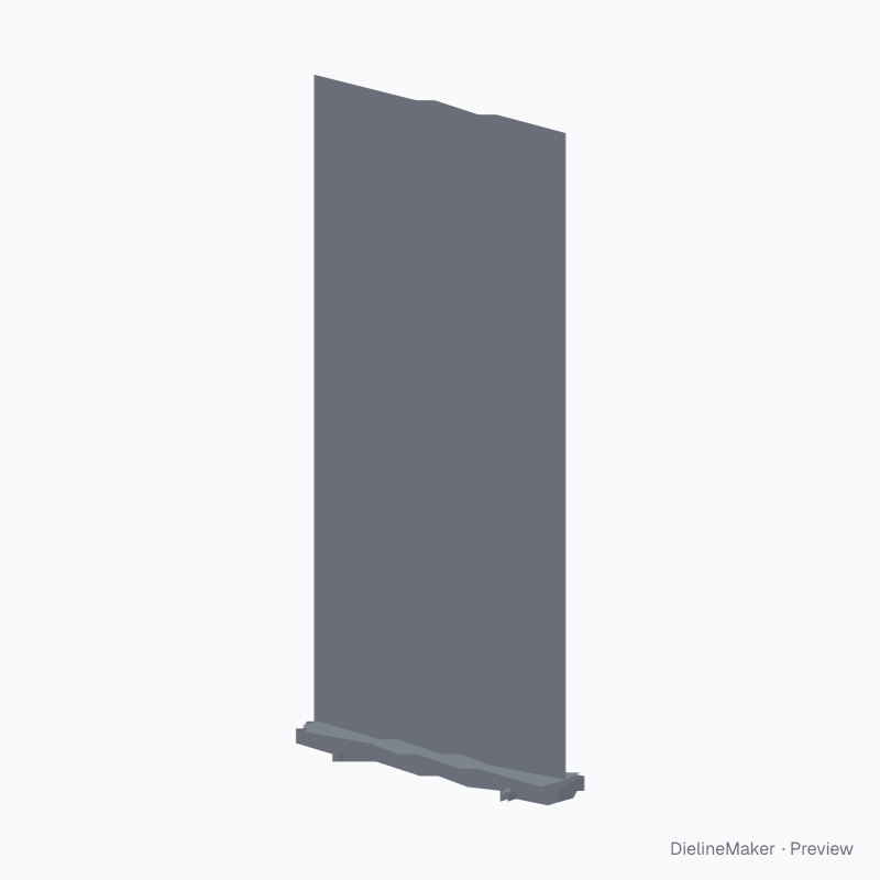 850 × 2000 mm banner