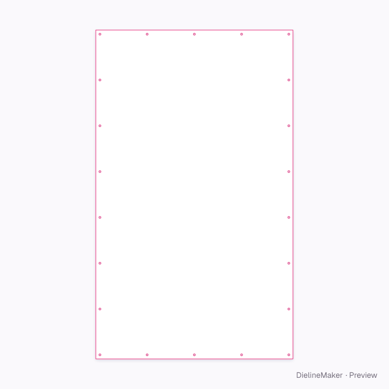 Tension-frame banner stand artwork area