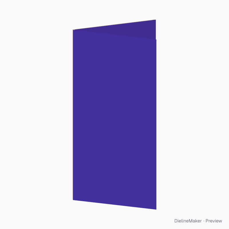 Six-panel DL rollfold