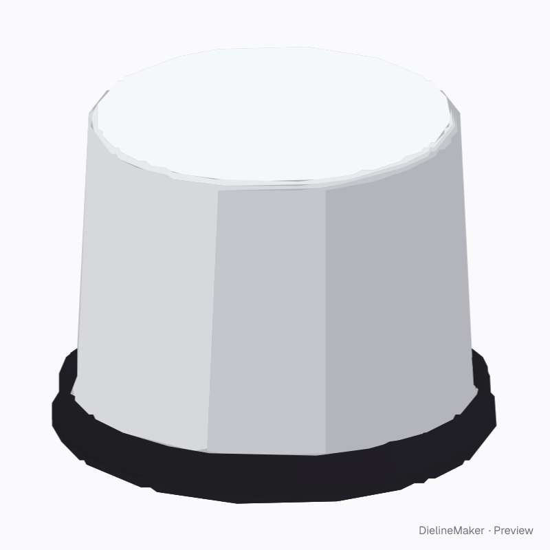 Mini clear cake box 4 inch