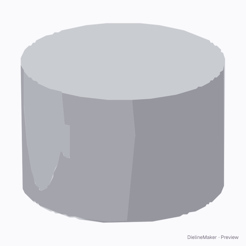Short slip-lid tin can