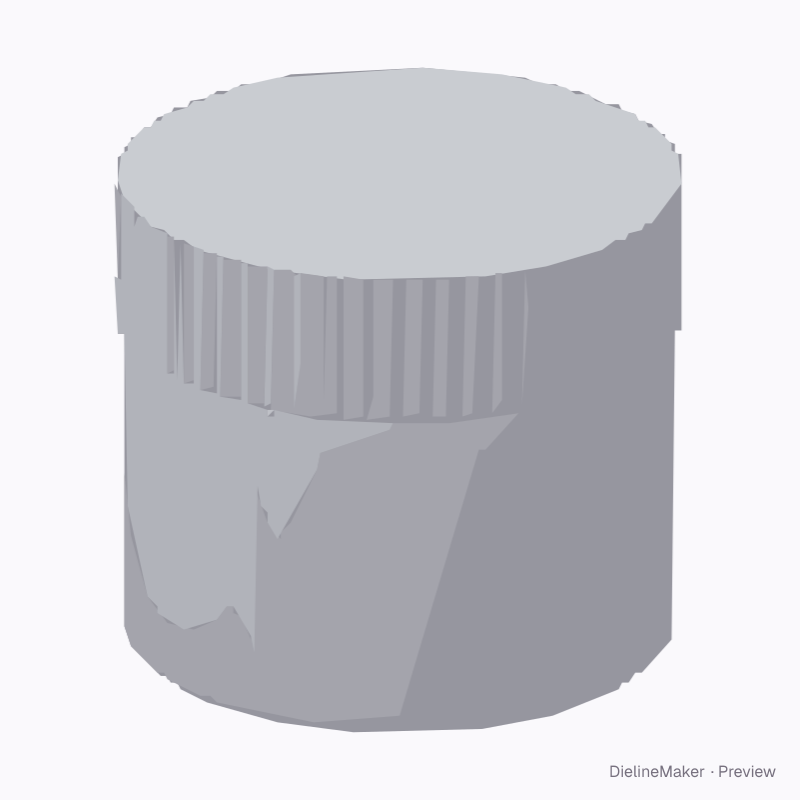 Small screw-lid tin can
