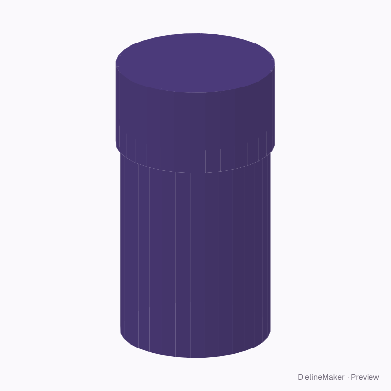 Fragrance round presentation box — Round rigid box