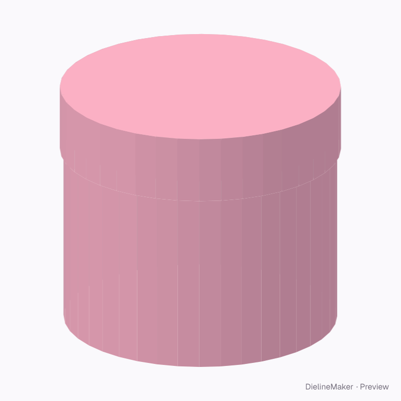 Round flower box