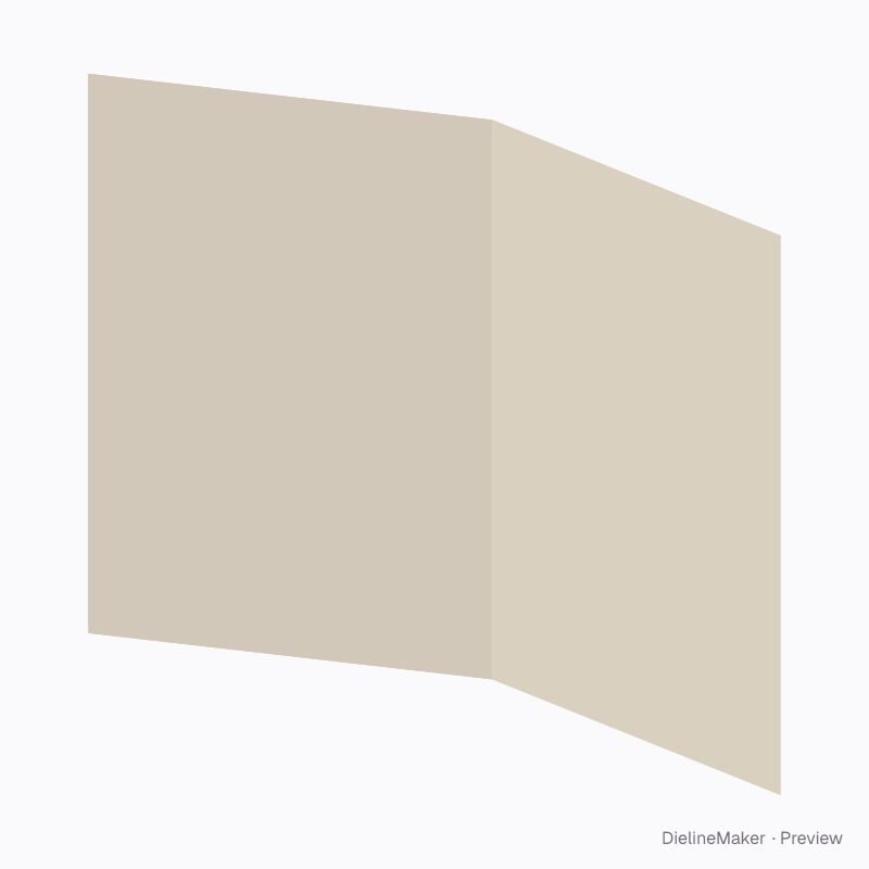 Crown 7 × 10 in saddle-stitch booklet