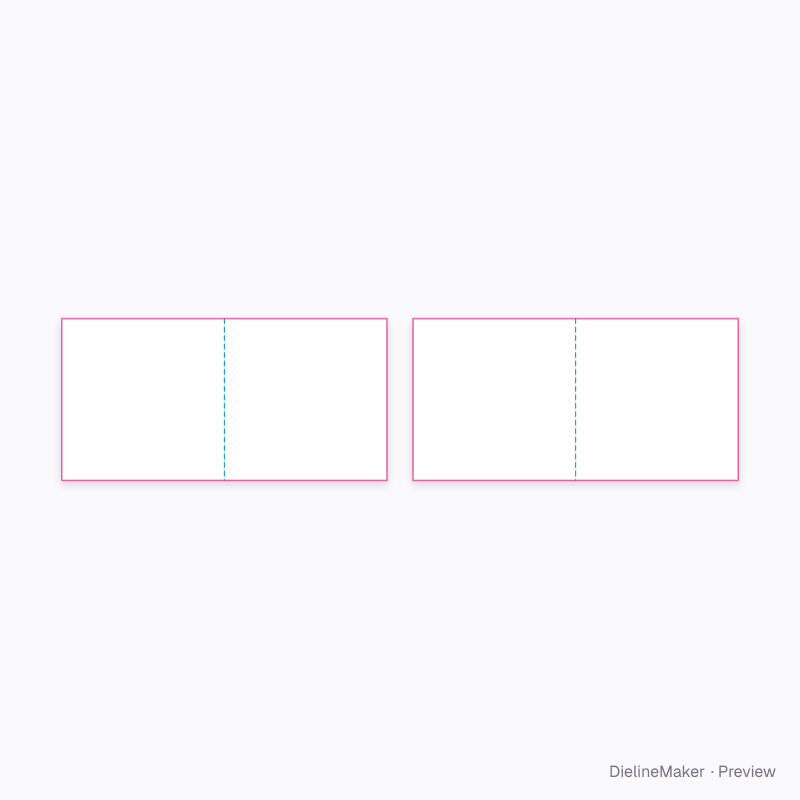Flat dieline preview