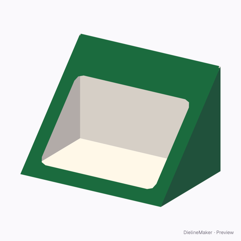 Deep-fill sandwich wedge