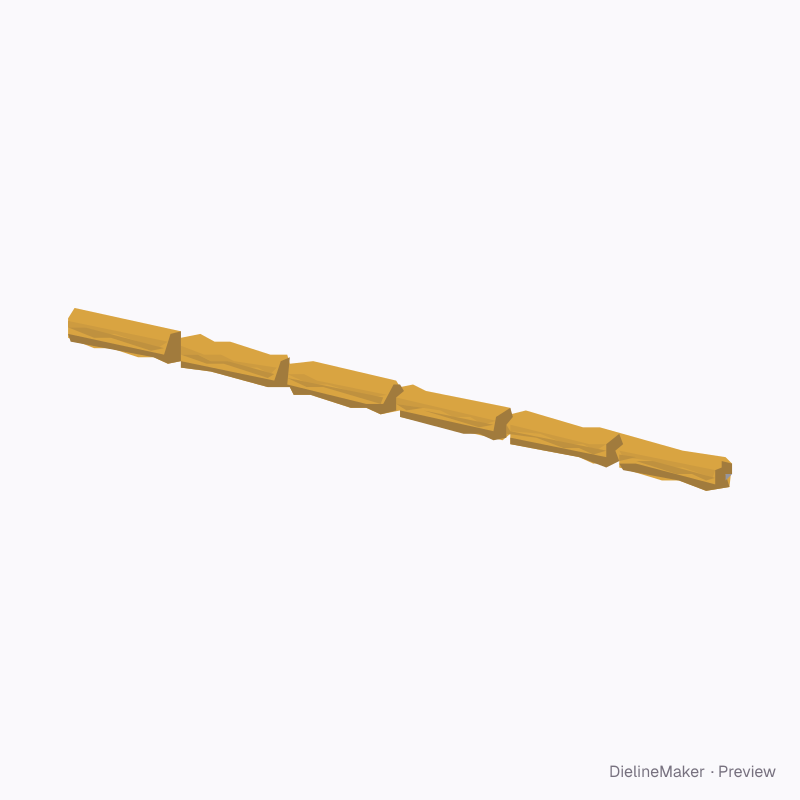 Linked sausage chain