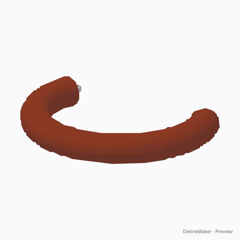 Horseshoe smoked sausage ring