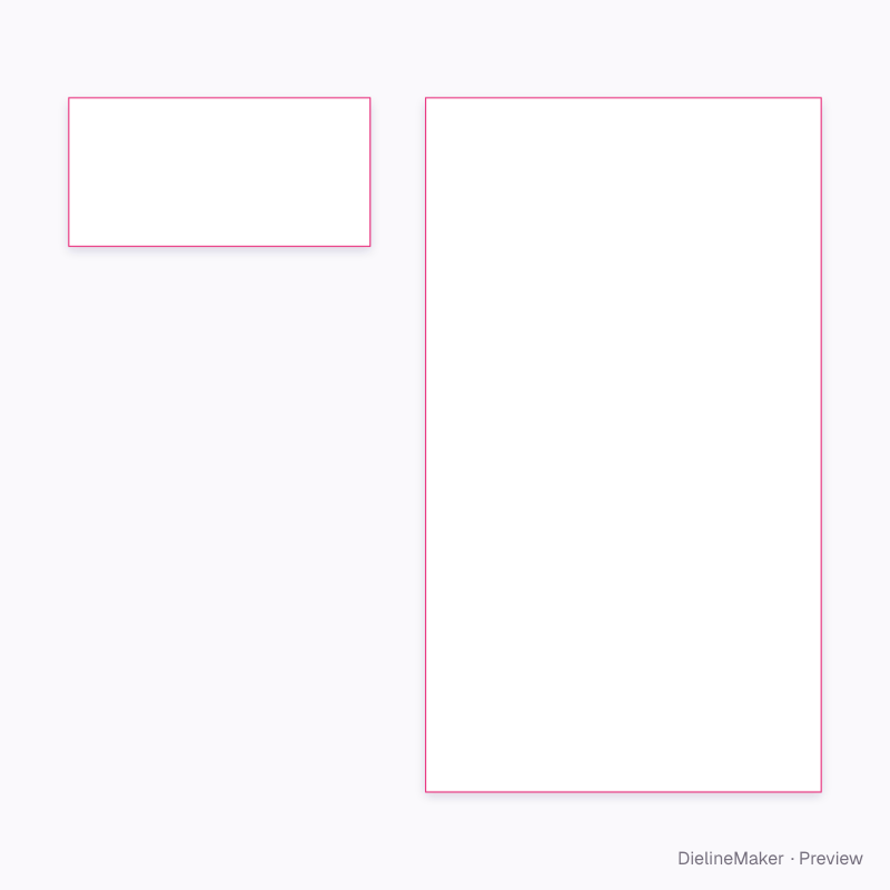2 × 13 sausage multipack flat dieline