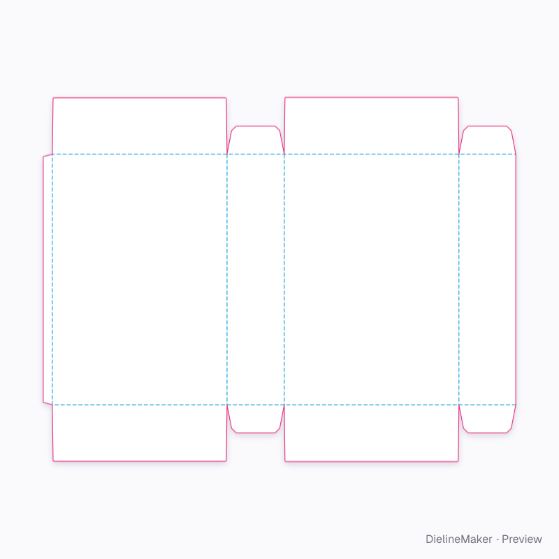 Family cereal box flat dieline