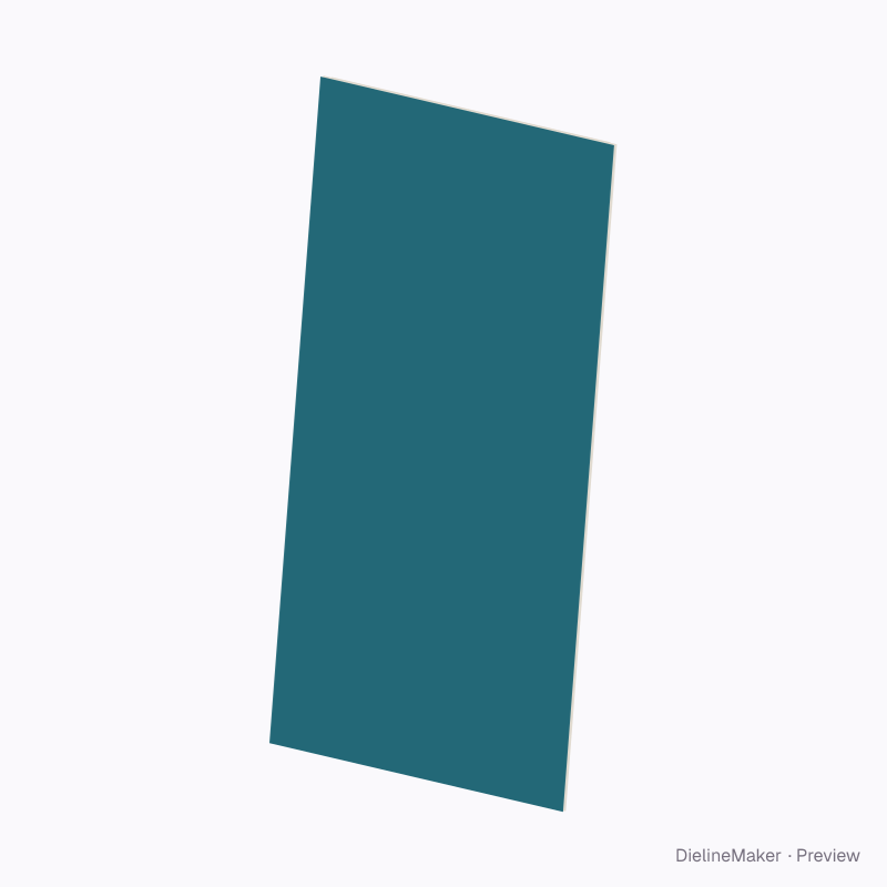 Round-flap slit envelope