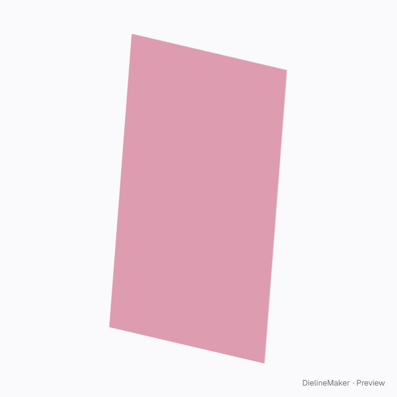 75 × 125 mm flower packet