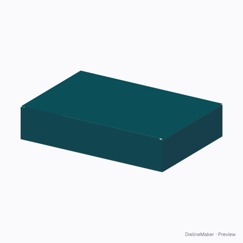 Tea tasting mailer — Self-locking box with lid