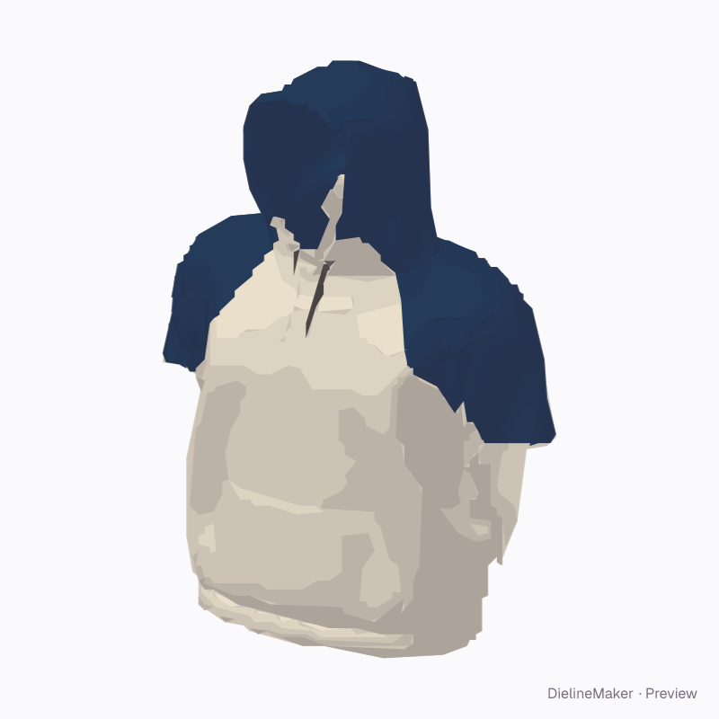 Relaxed short-sleeve raglan hoodie