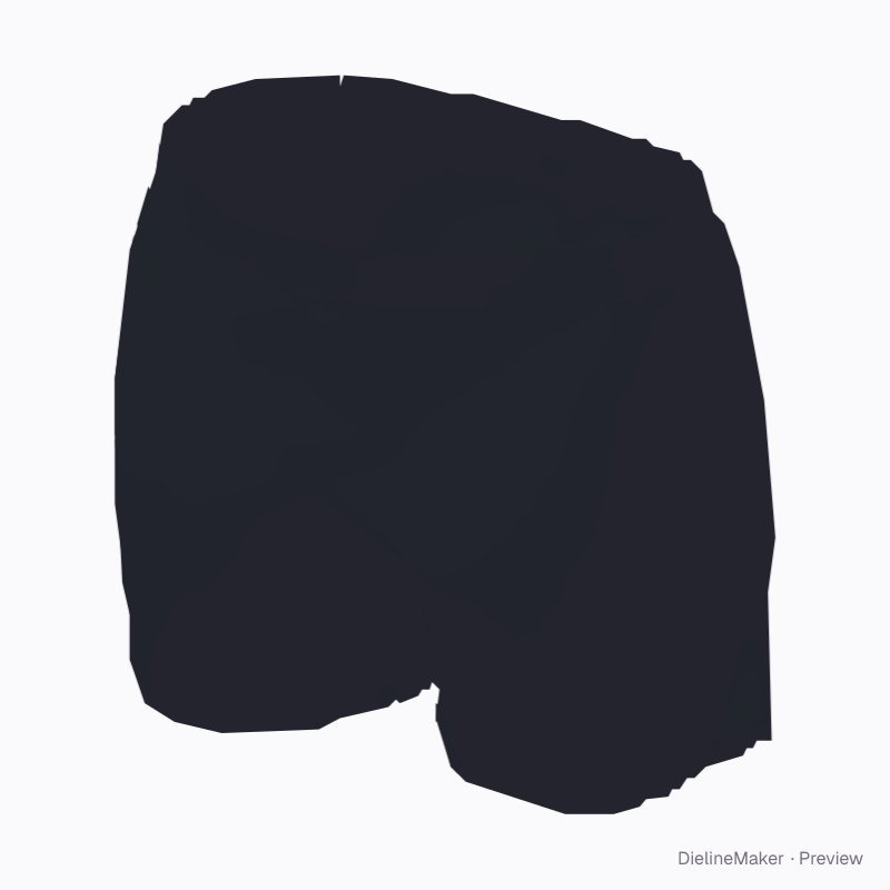Black training shorts