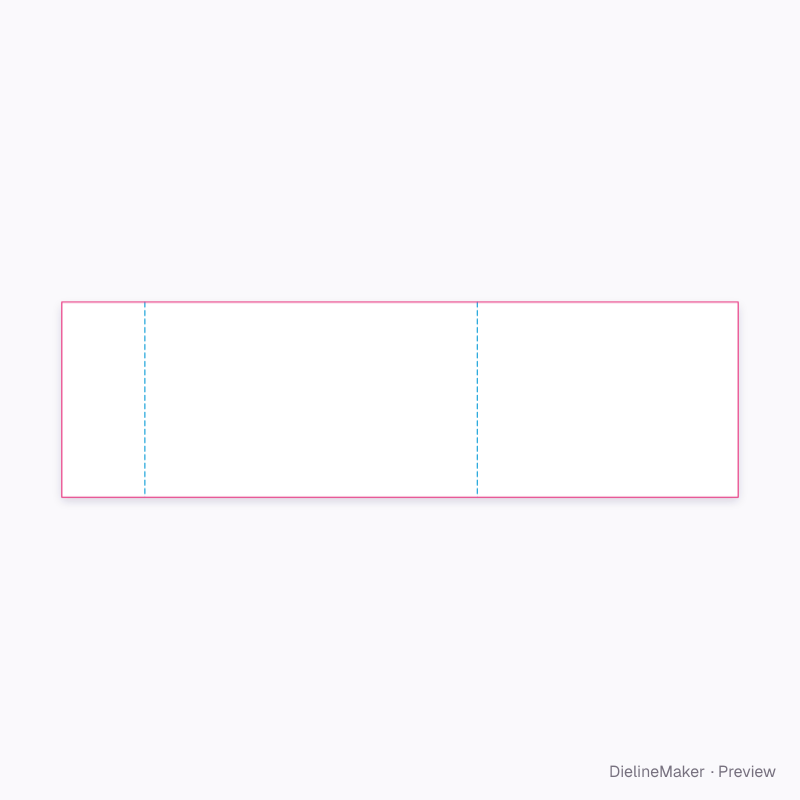 Tapered pot body sleeve flat dieline