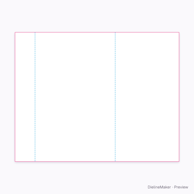 Full-body shrink sleeve flat dieline