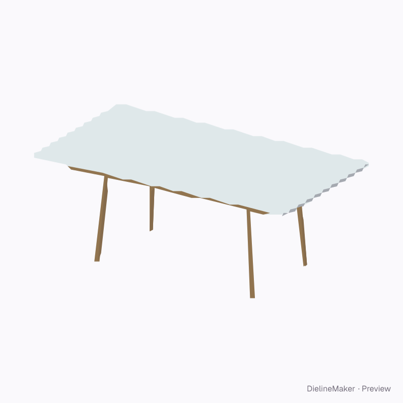 Glass top coffee table