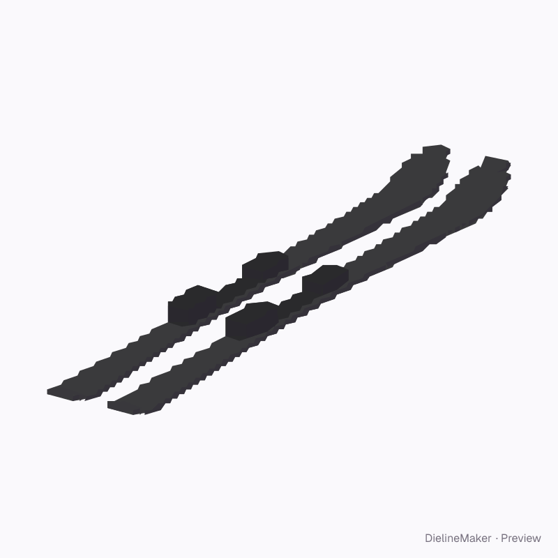 Carving skis 165 cm