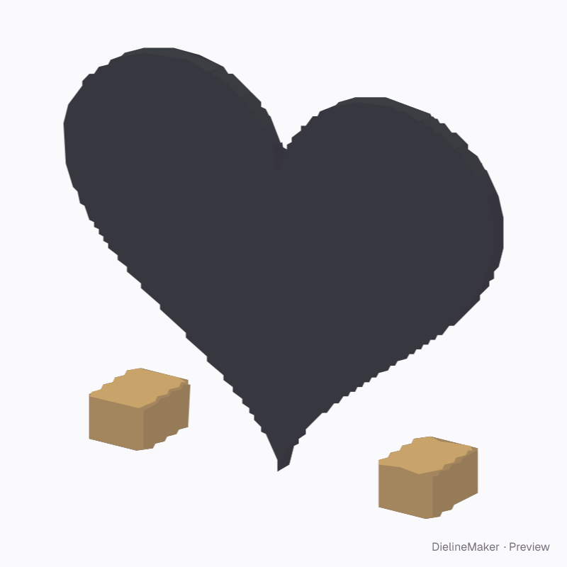 Heart slate photo