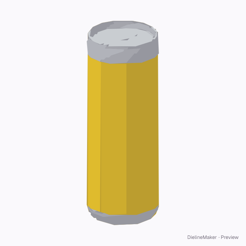 Tall slim beverage can