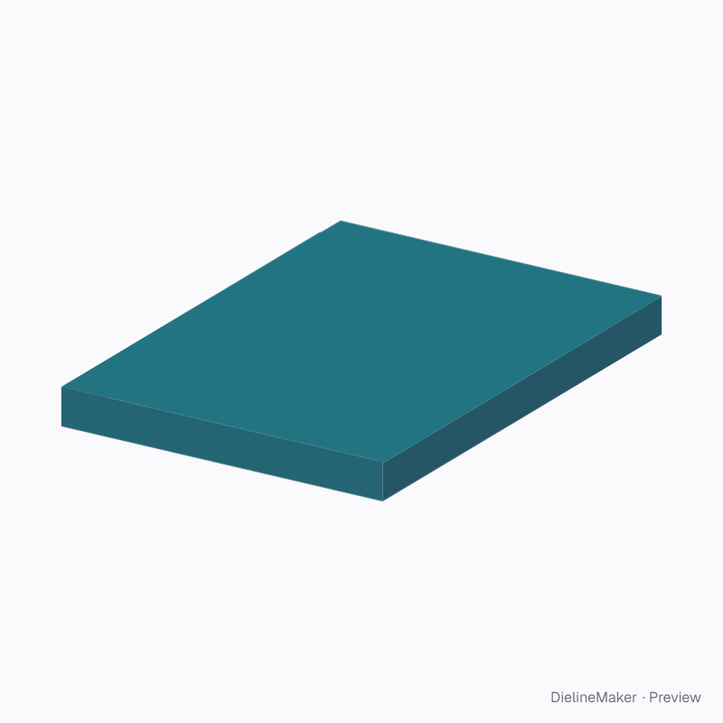 Shallow document case