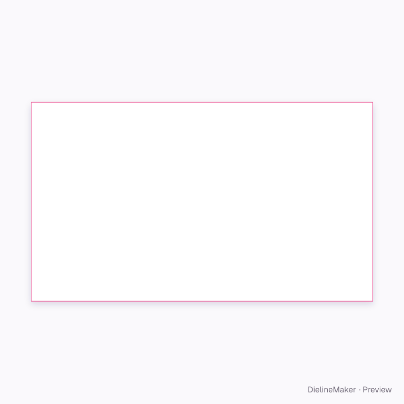 Small snap sachet flat dieline