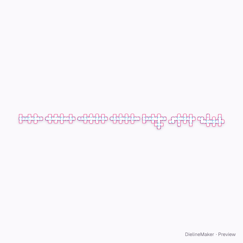 Soma puzzle polycube paper nets flat dieline