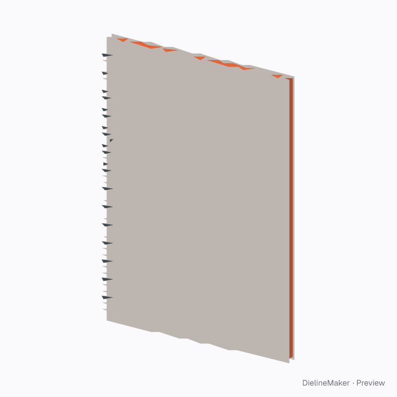 A4 spiral notebook