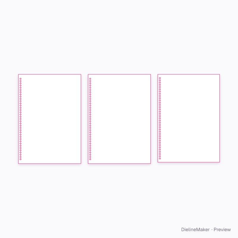 Flat dieline preview