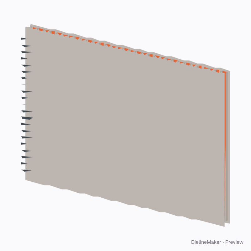 A5 landscape spiral notebook