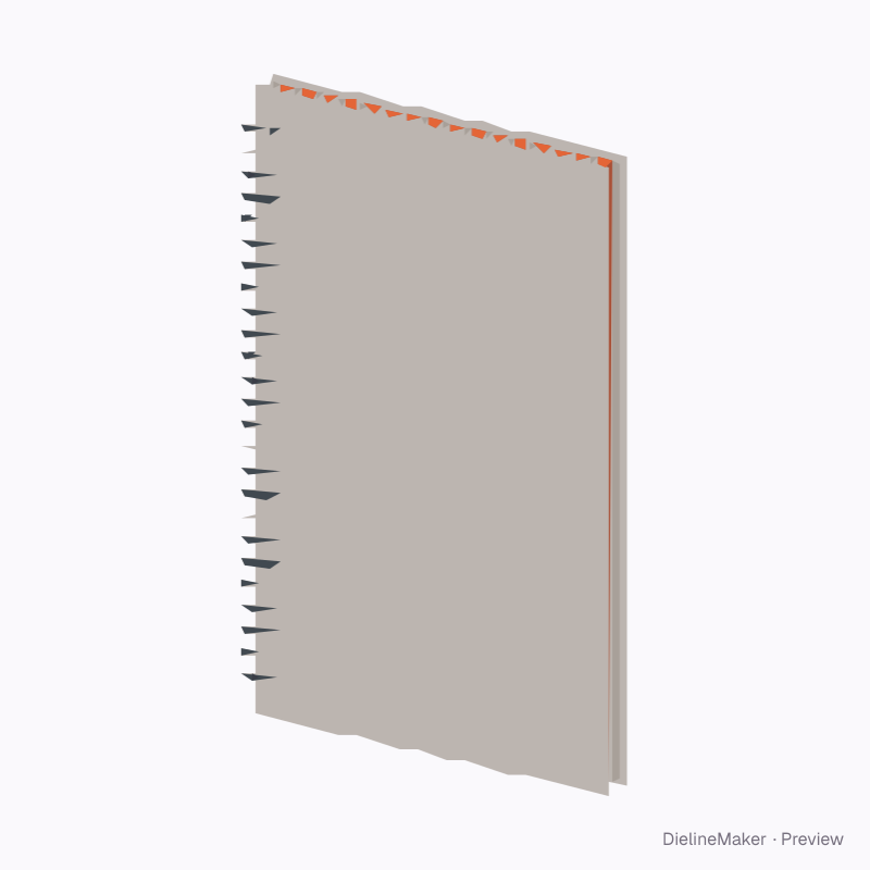 Pocket 108 × 175 mm spiral notebook