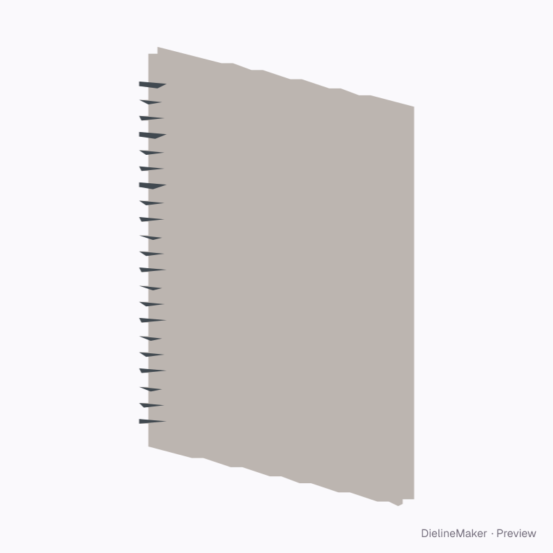 Pocket spiral journal