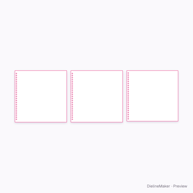 Flat dieline preview