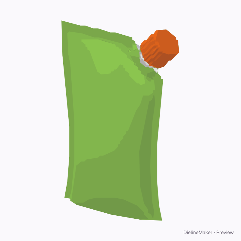 Small puree spout pouch
