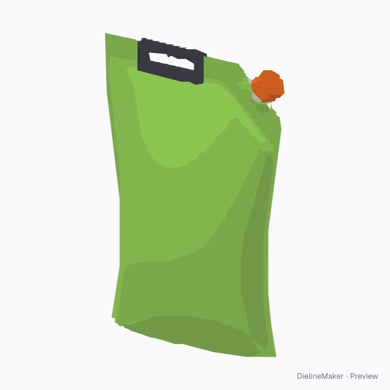 Spout refill pouch with rigid grip